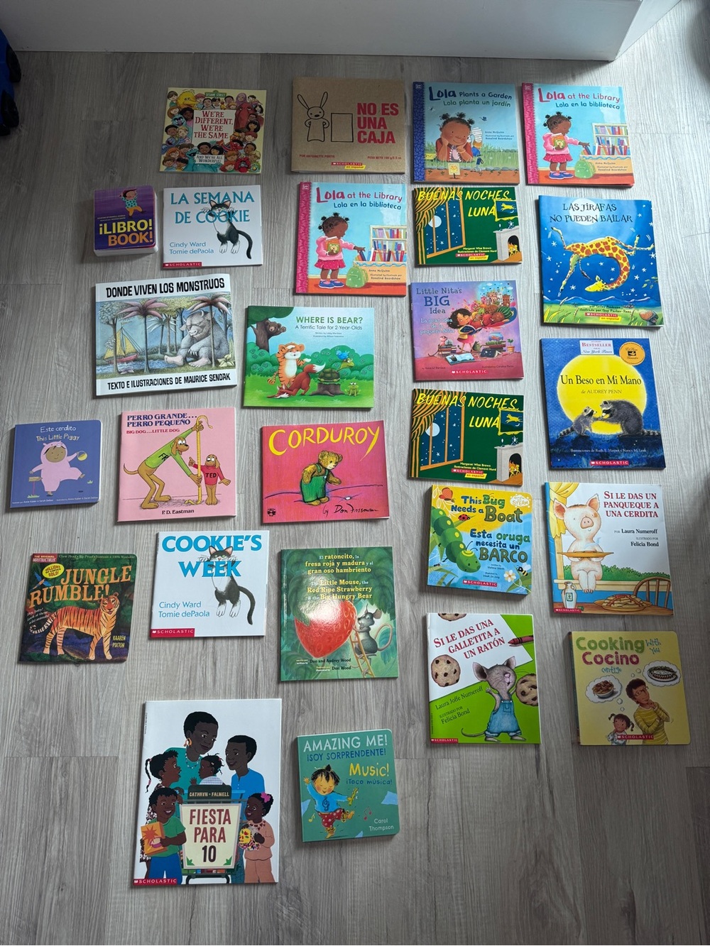 Children's Board Books Collection - Assorted Colors by